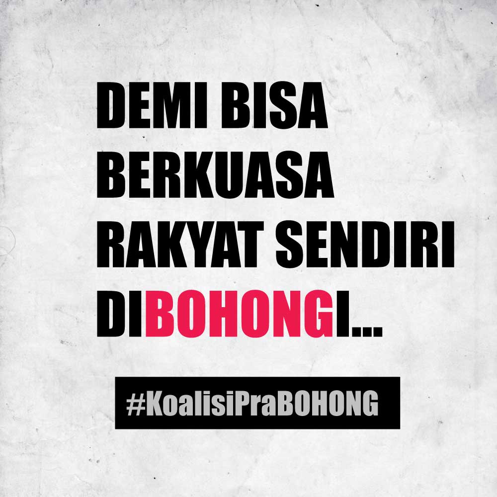 Koalisi Bohong Prabowo Sandi baladacintarizieq